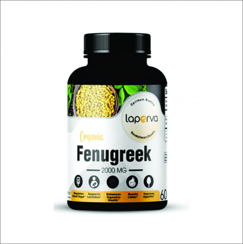 Organic Fenugreek 2000mg 60 Veggie Capsules