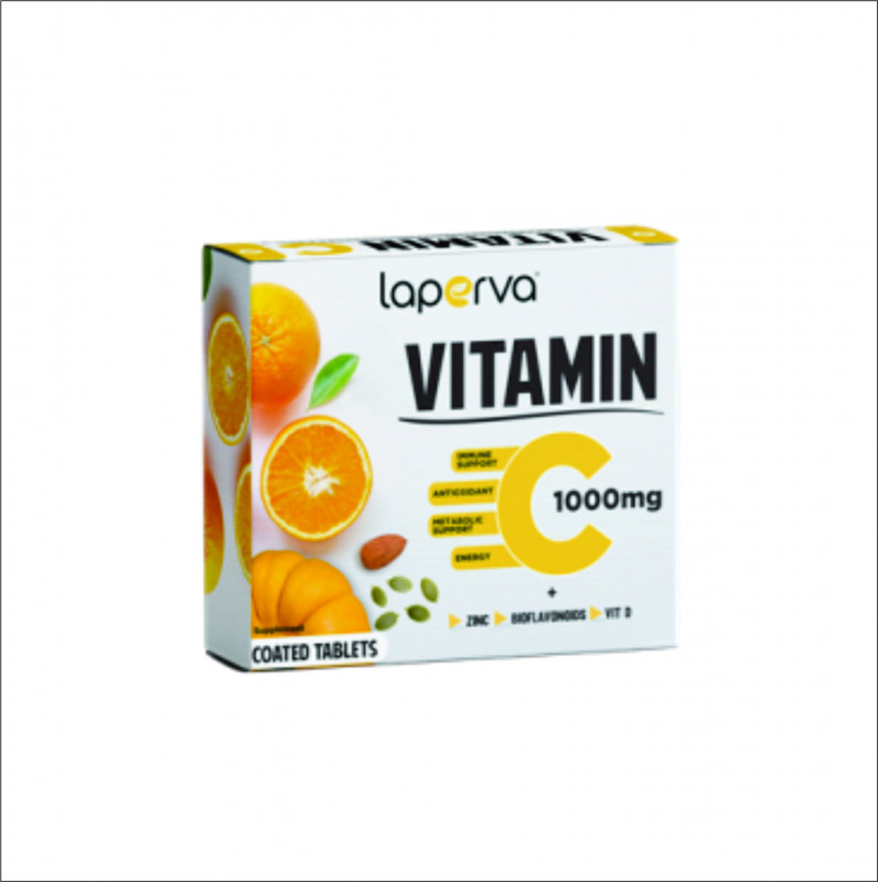 Vitamin C 1000 Mg & Zinc, Vitamin D3 and Bioflavonoids 30 Coated Tablets