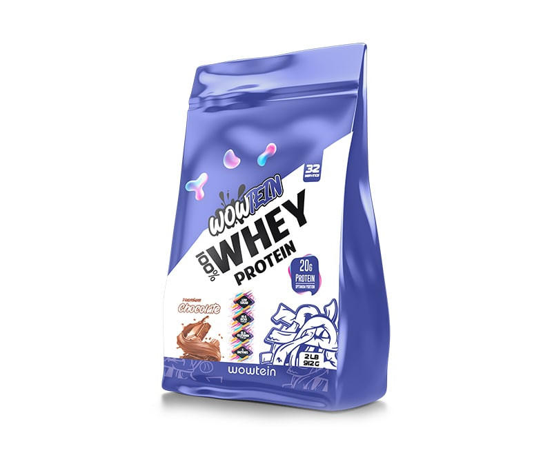 WOWTEIN 100% Whey Protein 2lb- 32 Servings