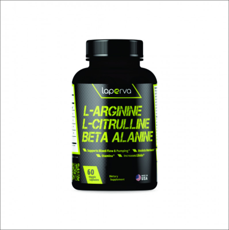 L-arginine L-citrulline Beta-Alanine 60 Veggie Capsules